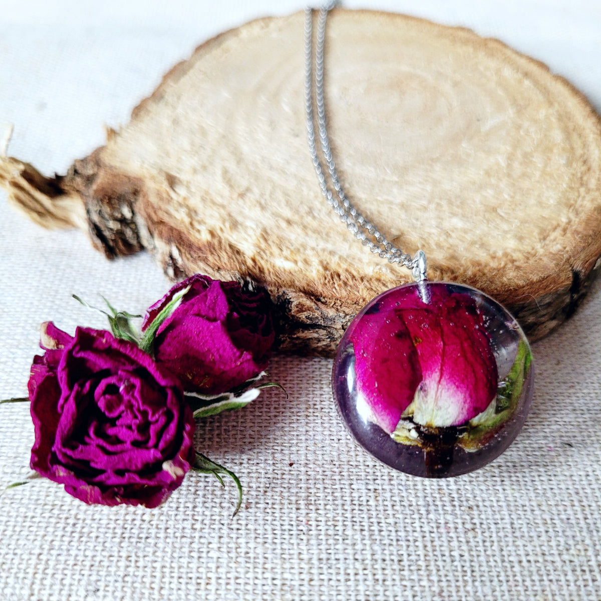 Necklace sale rose flower