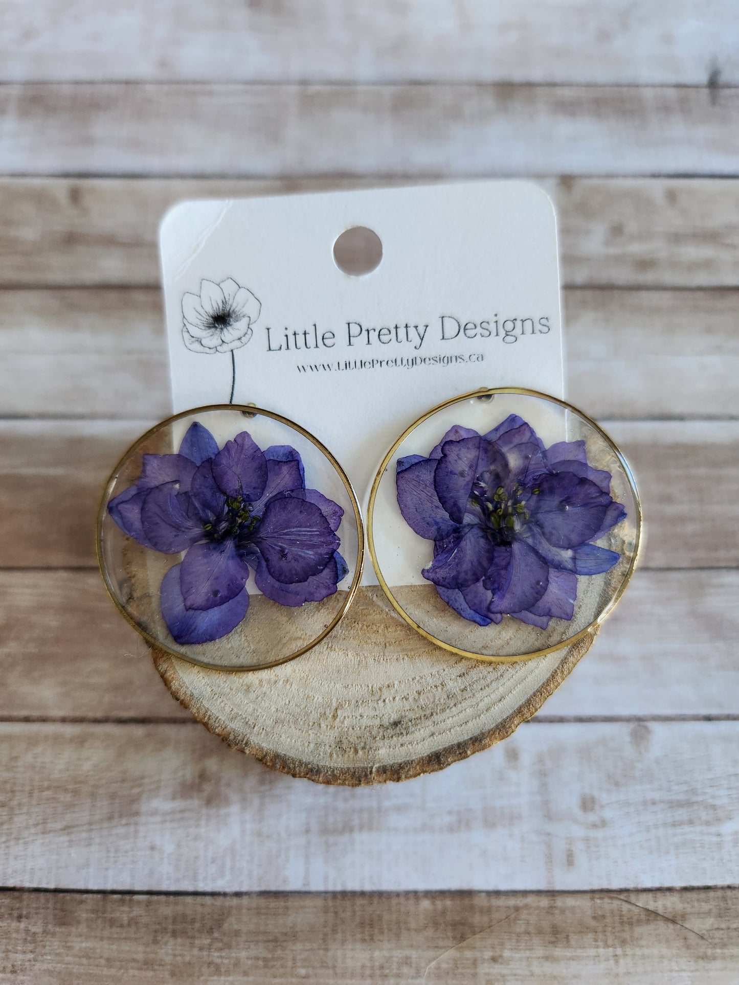 Dainty Floral Drop Earrings