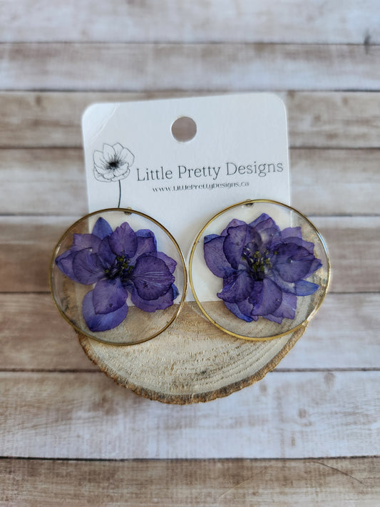 Dainty Floral Drop Earrings