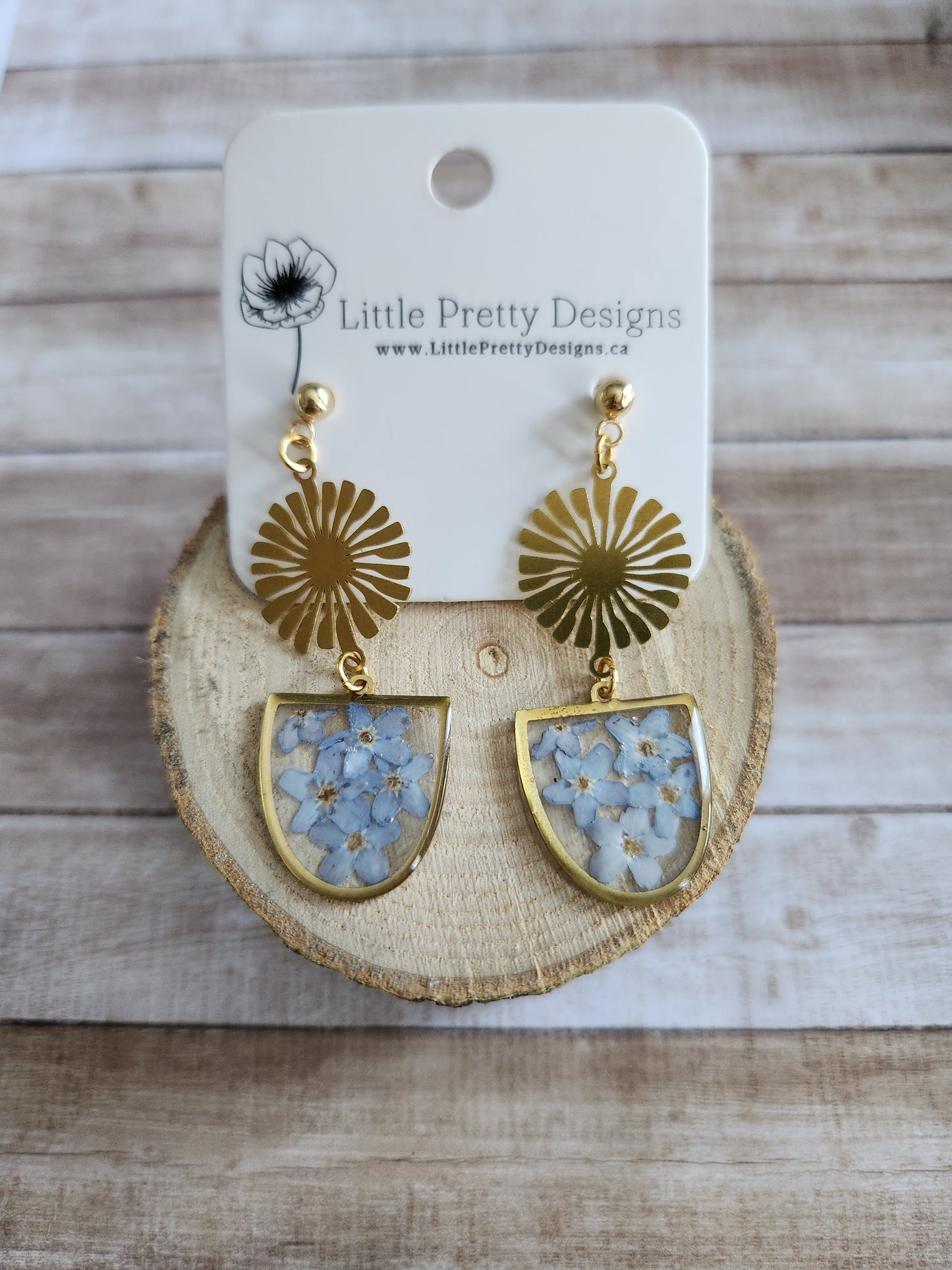 Dainty Floral Drop Earrings