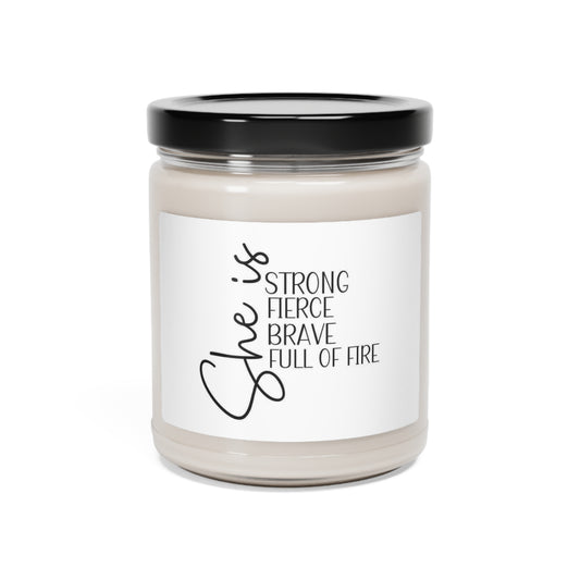 She Is Scented Soy Candle, 9oz