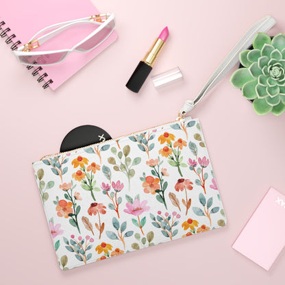 Wild Flower Clutch Bag