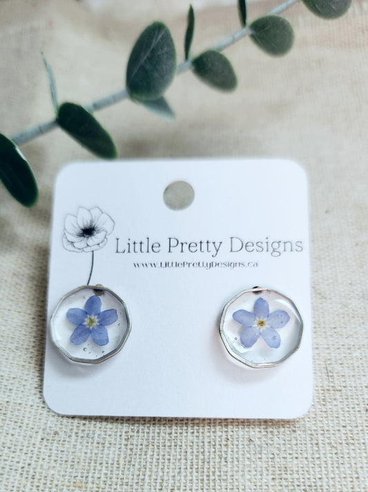 Dainty Floral Drop Earrings