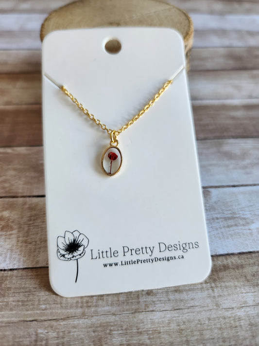 Dainty Floral Necklace