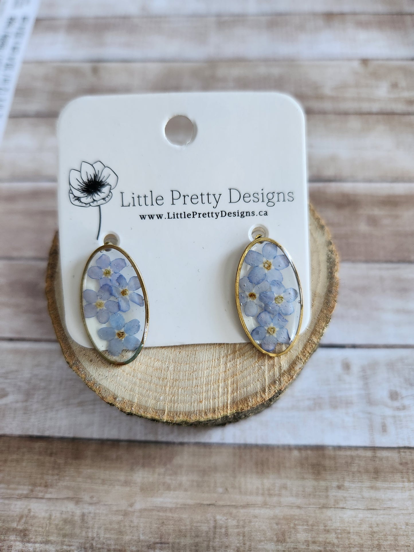 Dainty Floral Drop Earrings