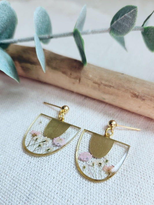 Dainty Floral Drop Earrings