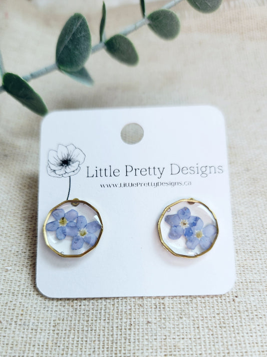 Dainty Floral Drop Earrings