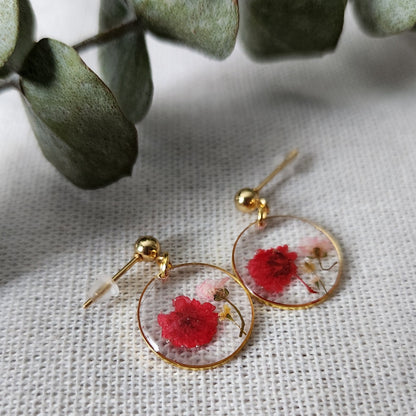 Dainty Floral Drop Earrings