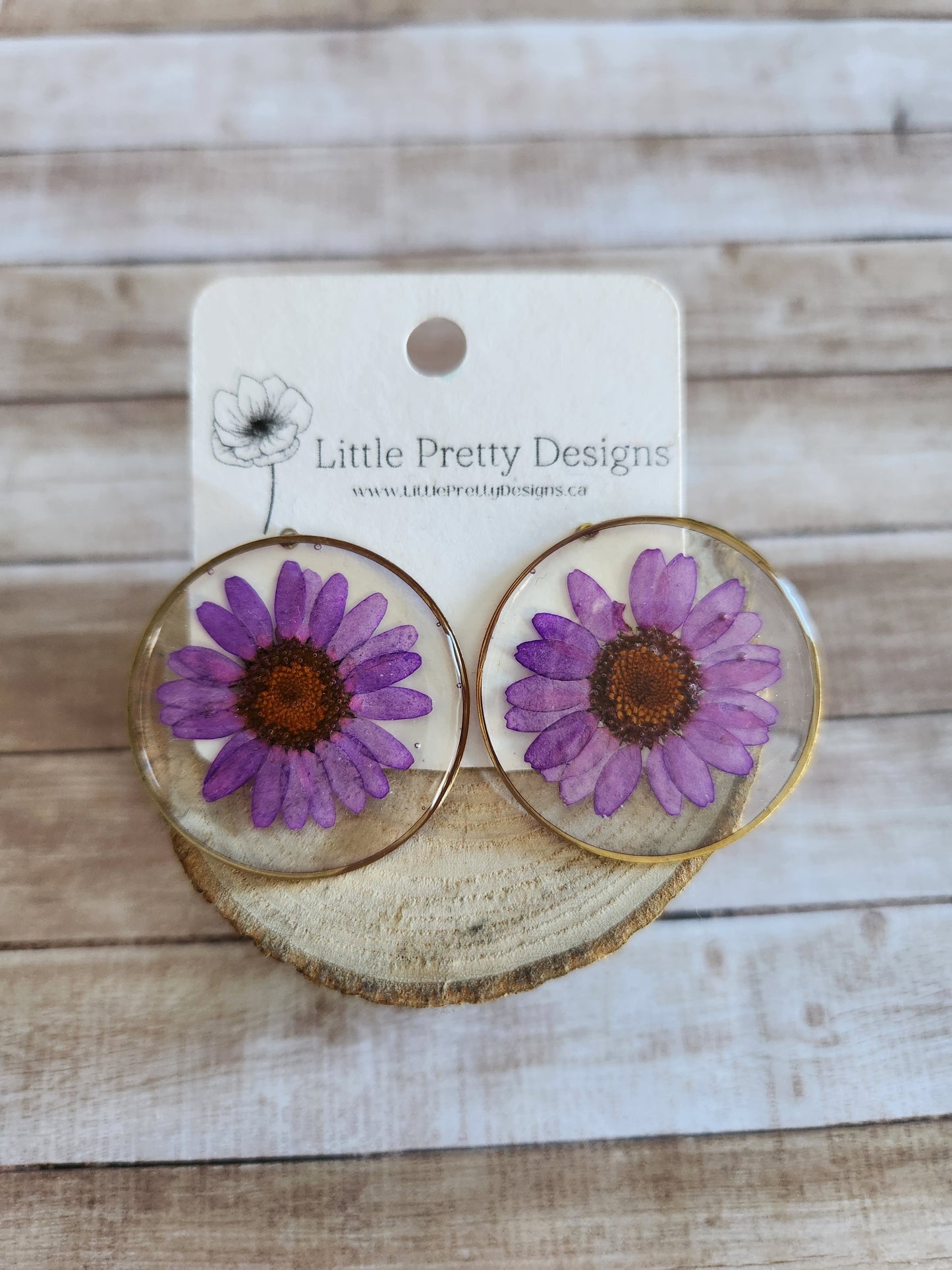 Dainty Floral Drop Earrings