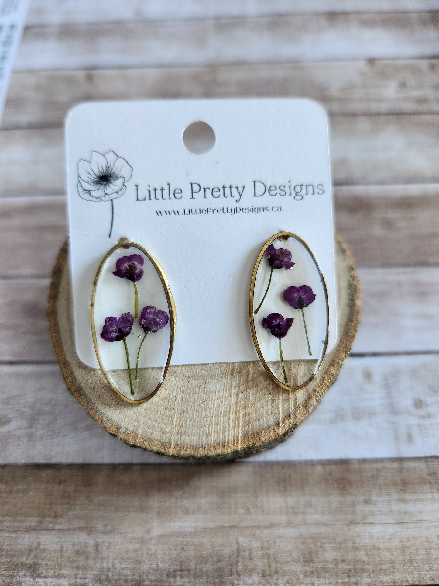 Dainty Floral Drop Earrings