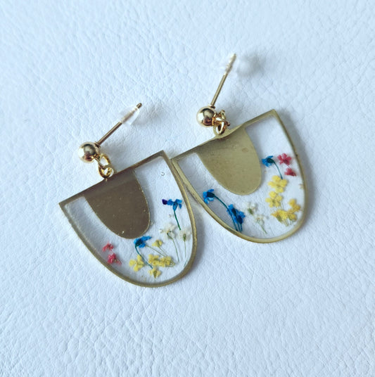 Dainty Floral Drop Earrings