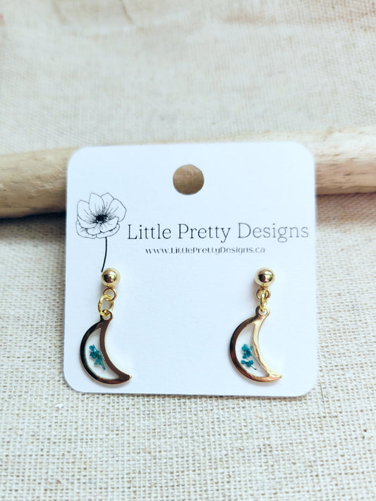 Dainty Floral Drop Earrings