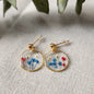 Dainty Floral Drop Earrings