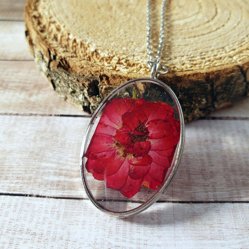 Pressed hot sale rose jewelry